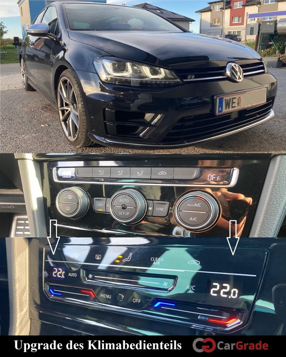 Golf 7R: Umbau auf das Touch Klimabedienteil :: Cargrade - Codierung